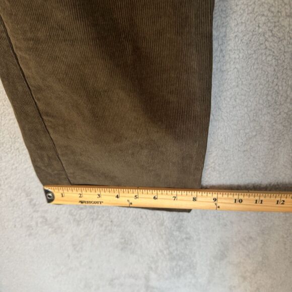 S Orvis Pants Men's 36x33 Brown Chino Corduroy Straight Classic Stretch 5 Pocket - Picture 5 of 11